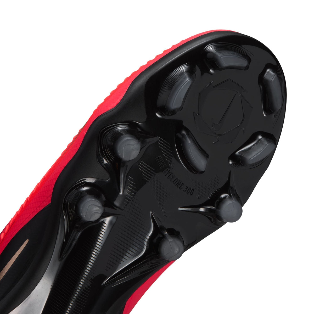 Nike Junior Phantom 6 Low Pro MG Multi Ground- Bright Crimson/Black