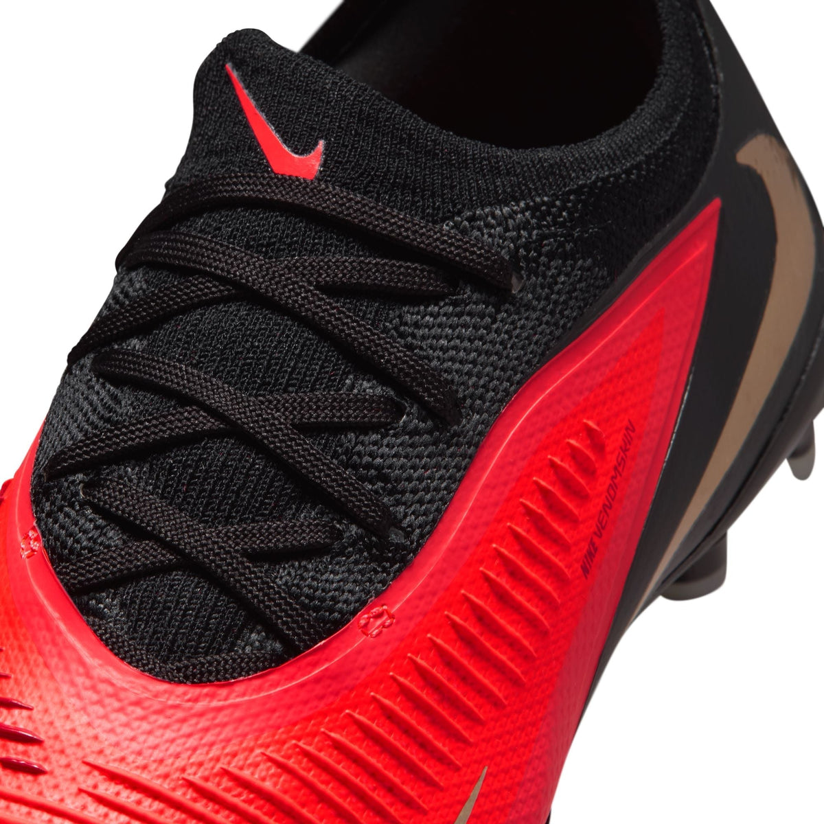 Nike Junior Phantom 6 Low Pro MG Multi Ground- Bright Crimson/Black