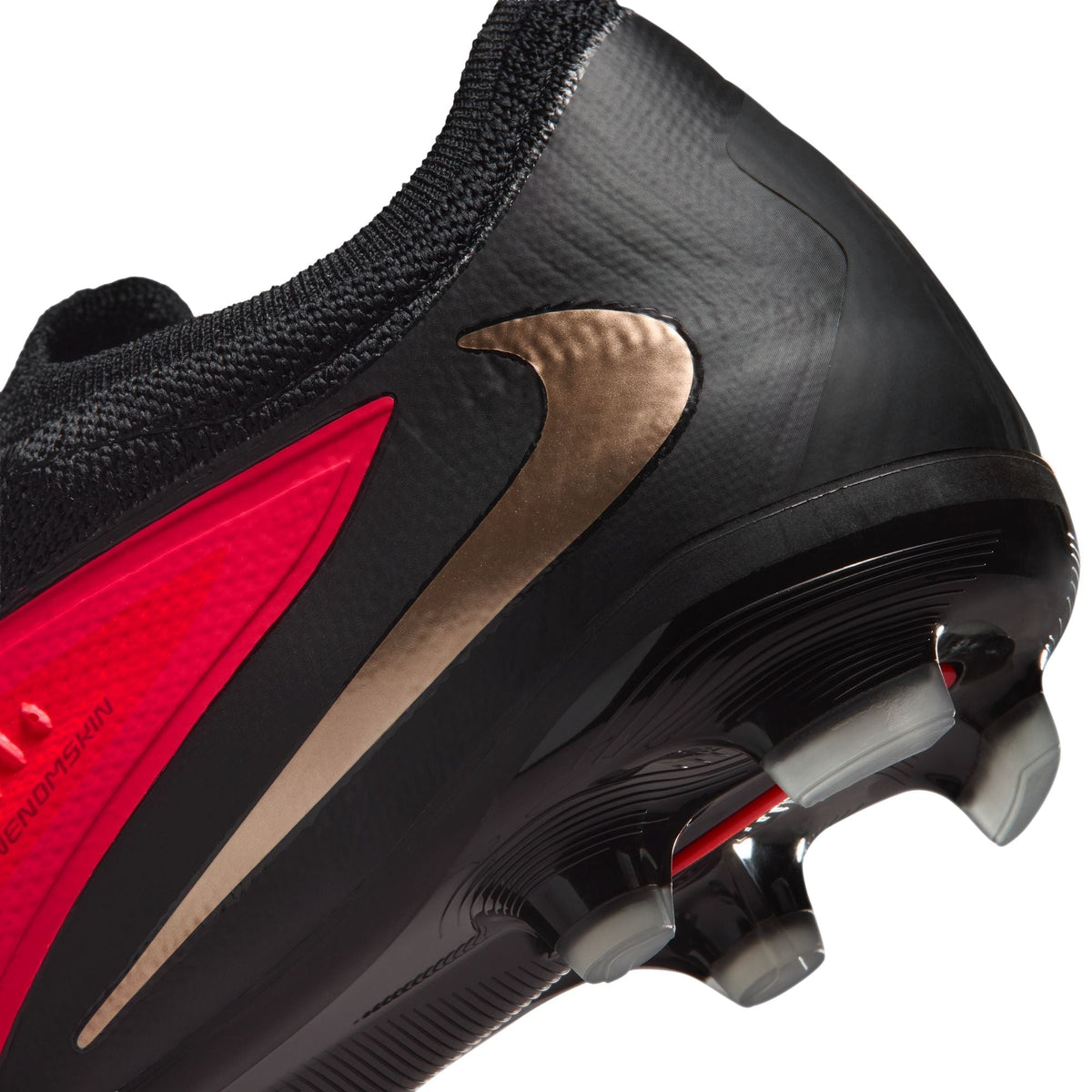 Nike Junior Phantom 6 Low Pro MG Multi Ground- Bright Crimson/Black