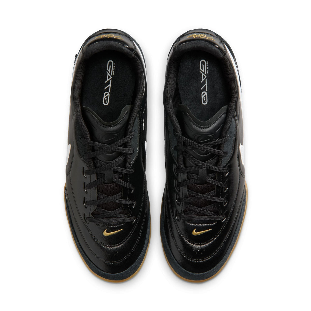 Nike Tiempo Streetgato IN Indoor/Court Low-Top Soccer Shoes- Black/White