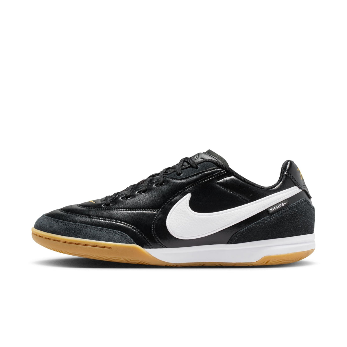 Nike Tiempo Streetgato IN Indoor/Court Low-Top Soccer Shoes- Black/White