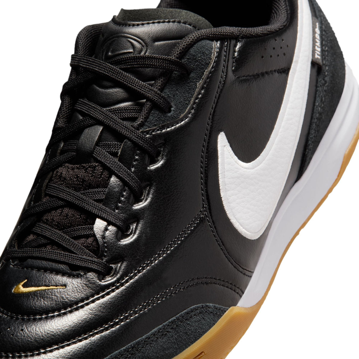 Nike Tiempo Streetgato IN Indoor/Court Low-Top Soccer Shoes- Black/White