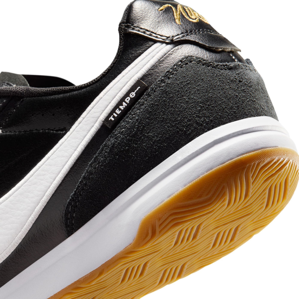 Nike Tiempo Streetgato IN Indoor/Court Low-Top Soccer Shoes- Black/White