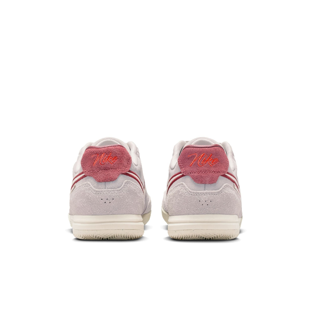 Nike Tiempo Streetgato PRM IN Indoor/Court Low-Top Soccer Shoes- Moon Particle/Chalk/Team Red