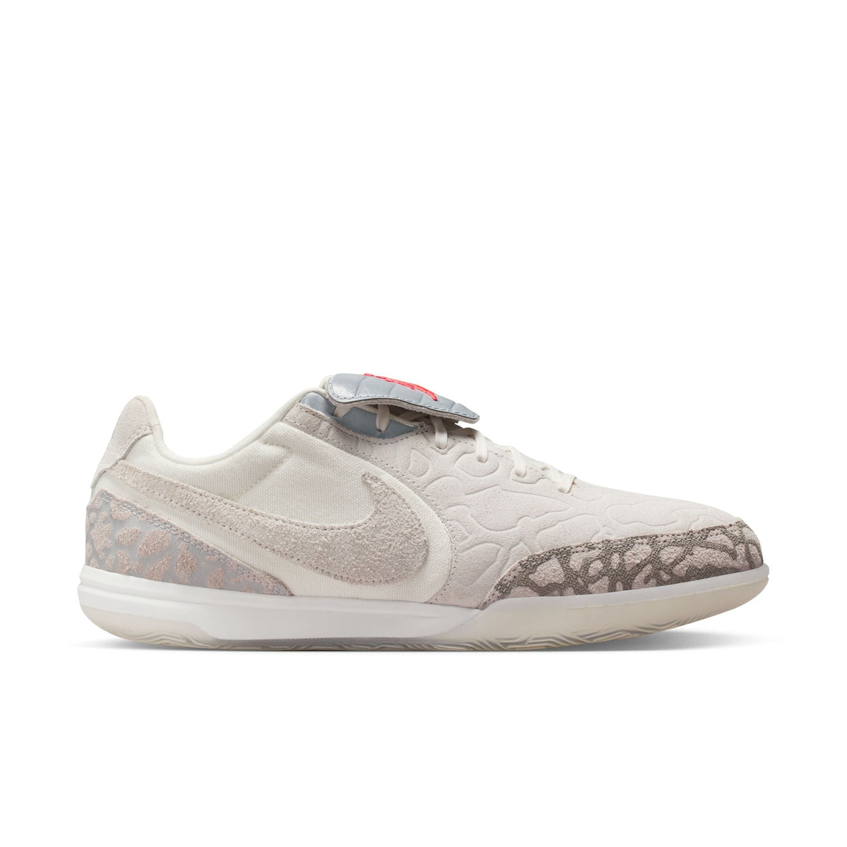 Nike Jordan Tiempo Streetgato SE Indoor/Court Low-Top Soccer Shoes- Phantom/Sail/ Infrared 23