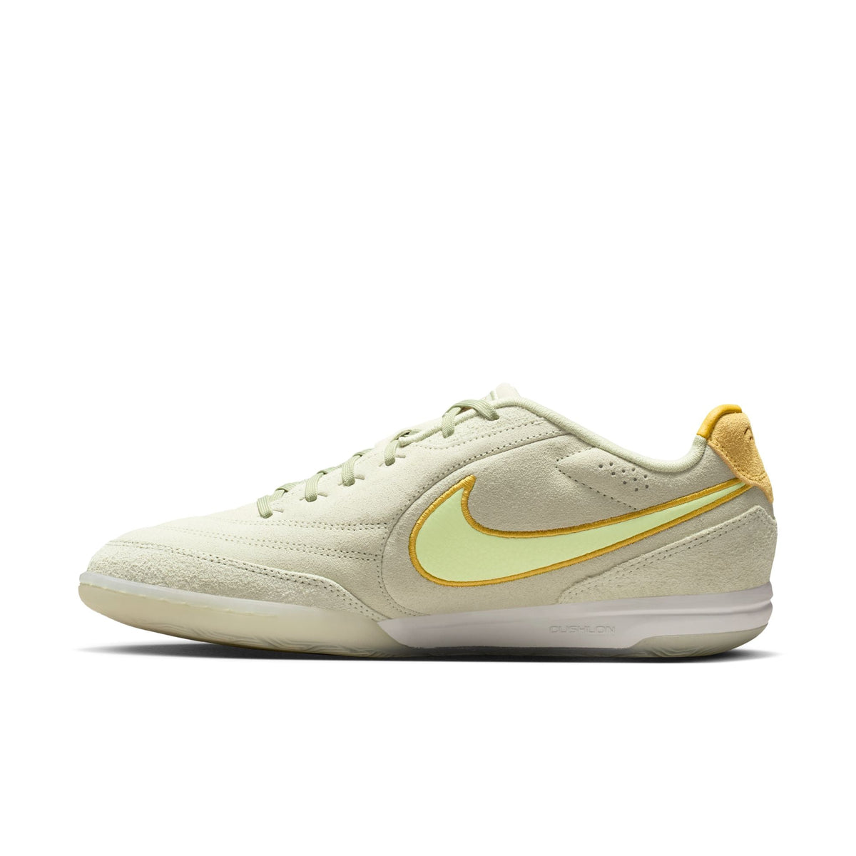 Nike Tiempo Streetgato LE Indoor Soccer Shoes- Olive Aura/Light Liquid Lime
