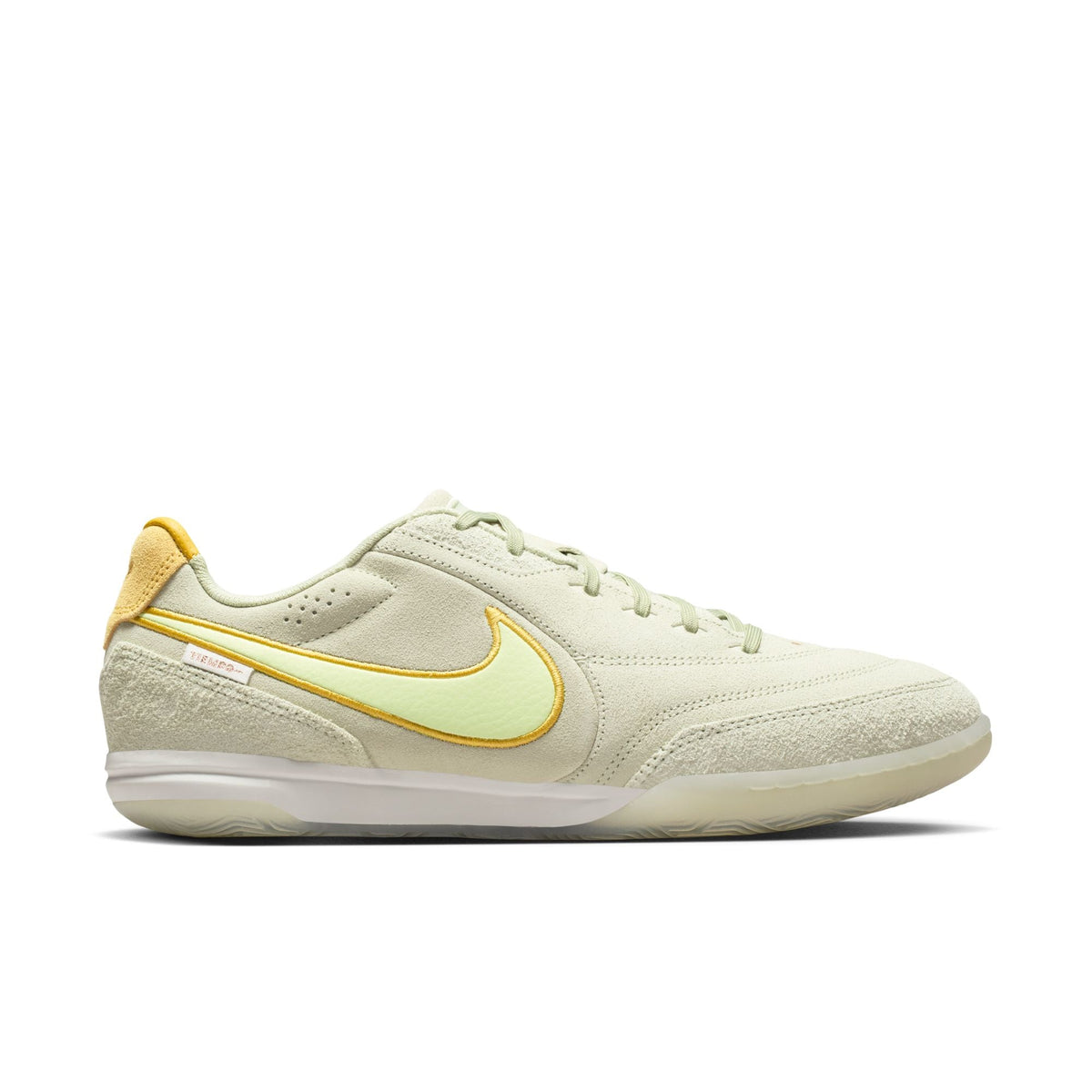 Nike Tiempo Streetgato LE Indoor Soccer Shoes- Olive Aura/Light Liquid Lime