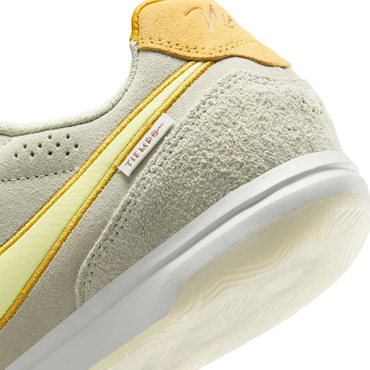 Nike Tiempo Streetgato LE Indoor Soccer Shoes- Olive Aura/Light Liquid Lime
